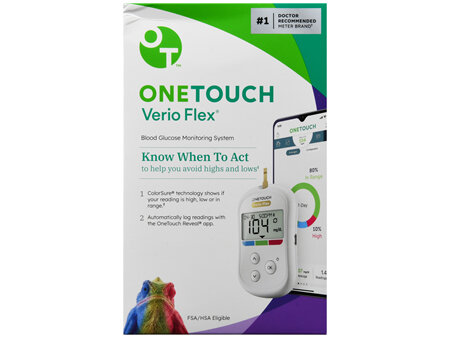 Onetouch Verio Flex Blood Glucose Monitoring System