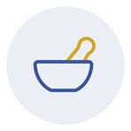 Pestle and mortar icon