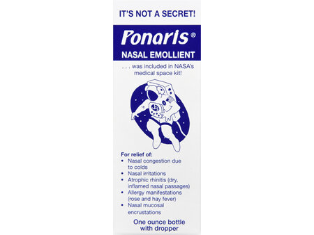 Ponaris Nasal Emollient Bottle With Dropper