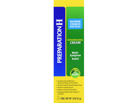 Preparation H Multi-Symptom Relief Hemorrhoidal Cream With Aloe Maximum Strength