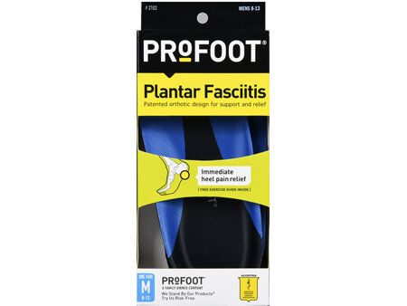ProFoot Plantar Fasciitis Insoles M 8-13