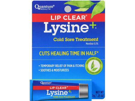 Quantum Health Lip Clear Lysine+ Cold Sore Treatment