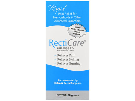 RectiCare Lidocaine 5% Anorectal Cream