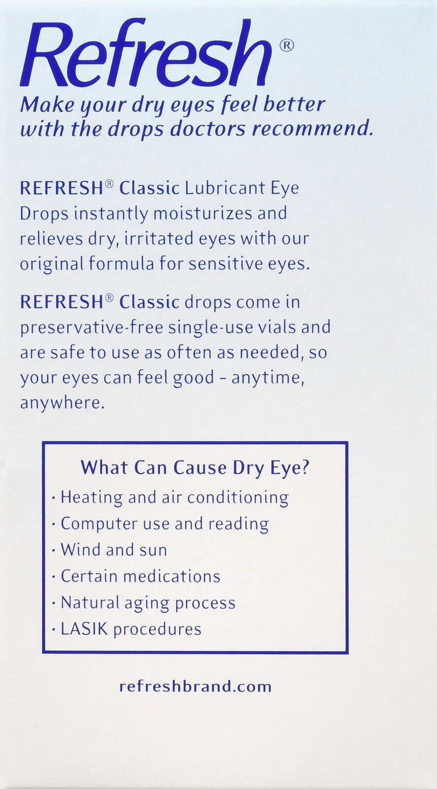 Refresh Classic Lubricant Eye Drops - Buena Vista Drug Refresh Classic Lubricant Eye Drops - Buena Vista Drug