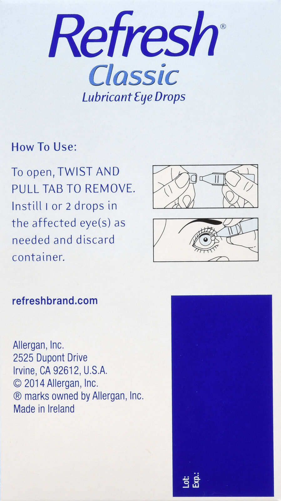 Refresh Classic Lubricant Eye Drops - Buena Vista Drug Refresh Classic Lubricant Eye Drops - Buena Vista Drug