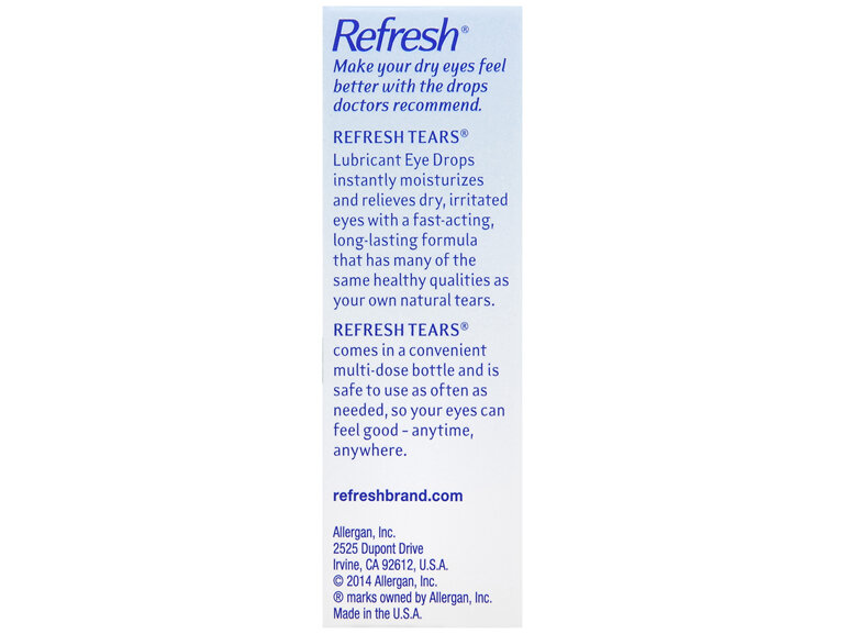 Refresh Tears Lubricant Eye Drops - Buena Vista Drug Refresh Tears Lubricant Eye Drops - Buena Vista Drug