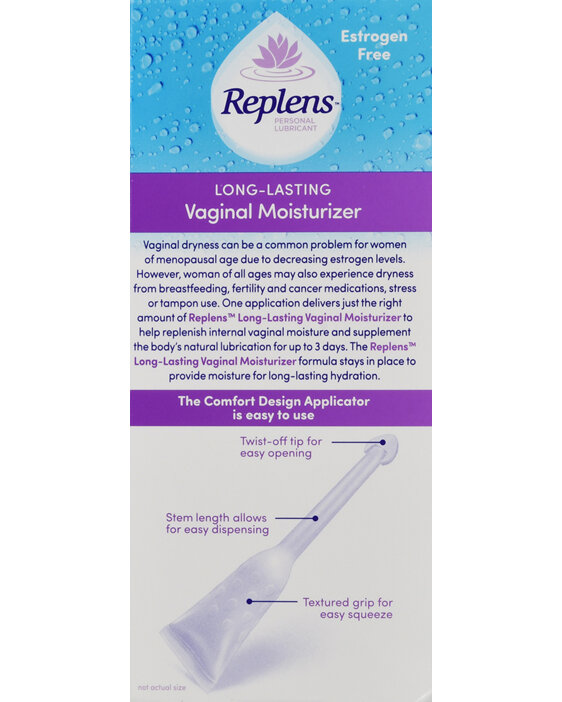 Replens Long-Lasting Vaginal Moisturizer - Rocky Ridge Drug Co. Replens Long-Lasting Vaginal Moisturizer - Rocky Ridge Drug Co.