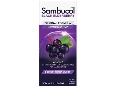 Sambucol Black Elderberry Immune Syrup Original Formula