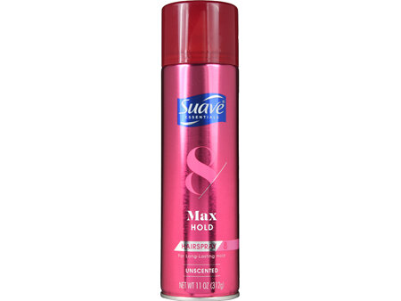 Suave Essentials Hairspray 8 Max Hold Unscented