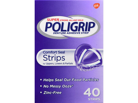 SUPER POLIGRIP Comfort Seal Strips