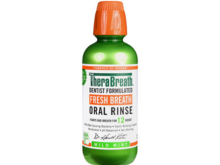 TheraBreath Fresh Breath Oral Rinse Mild Mint