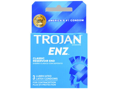 TROJAN ENZ Lubricated Latex Condoms