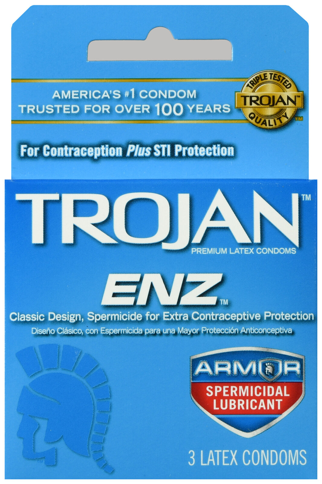 TROJAN ENZ Spermicidal Lubricated Latex Condoms - Rocky Ridge Drug Co. TROJAN ENZ Spermicidal Lubricated Latex Condoms - Rocky Ridge Drug Co.
