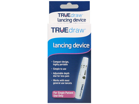 TRUEdraw Lancing Device