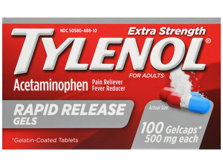Tylenol Extra Strength Acetaminophen 500 mg Rapid Release Gelcaps