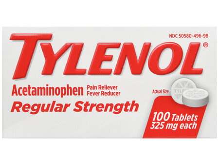 Tylenol Regular Strength Acetaminophen 325 mg Tablets