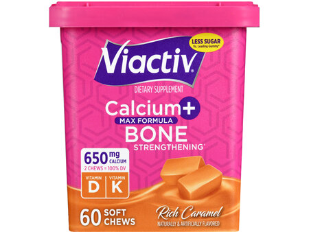 VIACTIV Calcium+ Bone Strengthening Soft Chews Rich Caramel