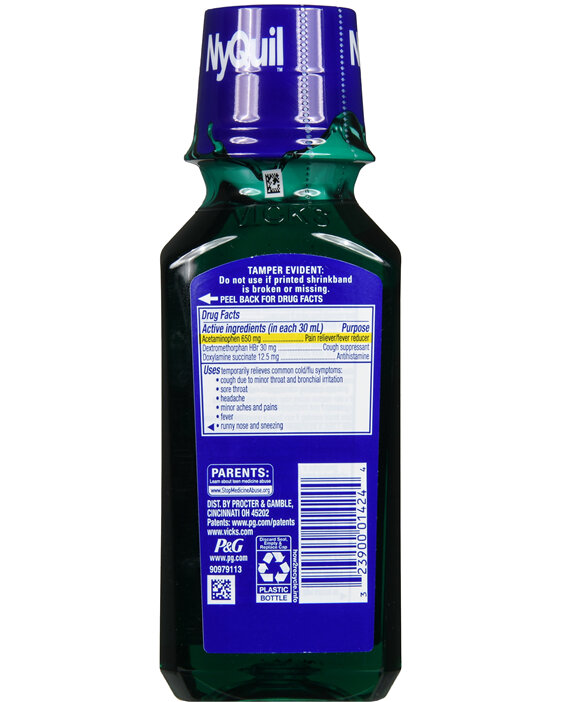 Vicks NyQuil Cold & Flu Liquid - Rocky Ridge Drug Co. Vicks NyQuil Cold & Flu Liquid - Rocky Ridge Drug Co.