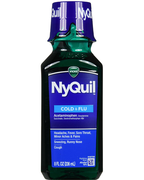 Vicks NyQuil Cold & Flu Liquid - Rocky Ridge Drug Co. Vicks NyQuil Cold & Flu Liquid - Rocky Ridge Drug Co.