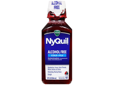 Vicks NyQuil Cold & Flu Liquid Alcohol Free